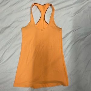 orange lululemon tank top